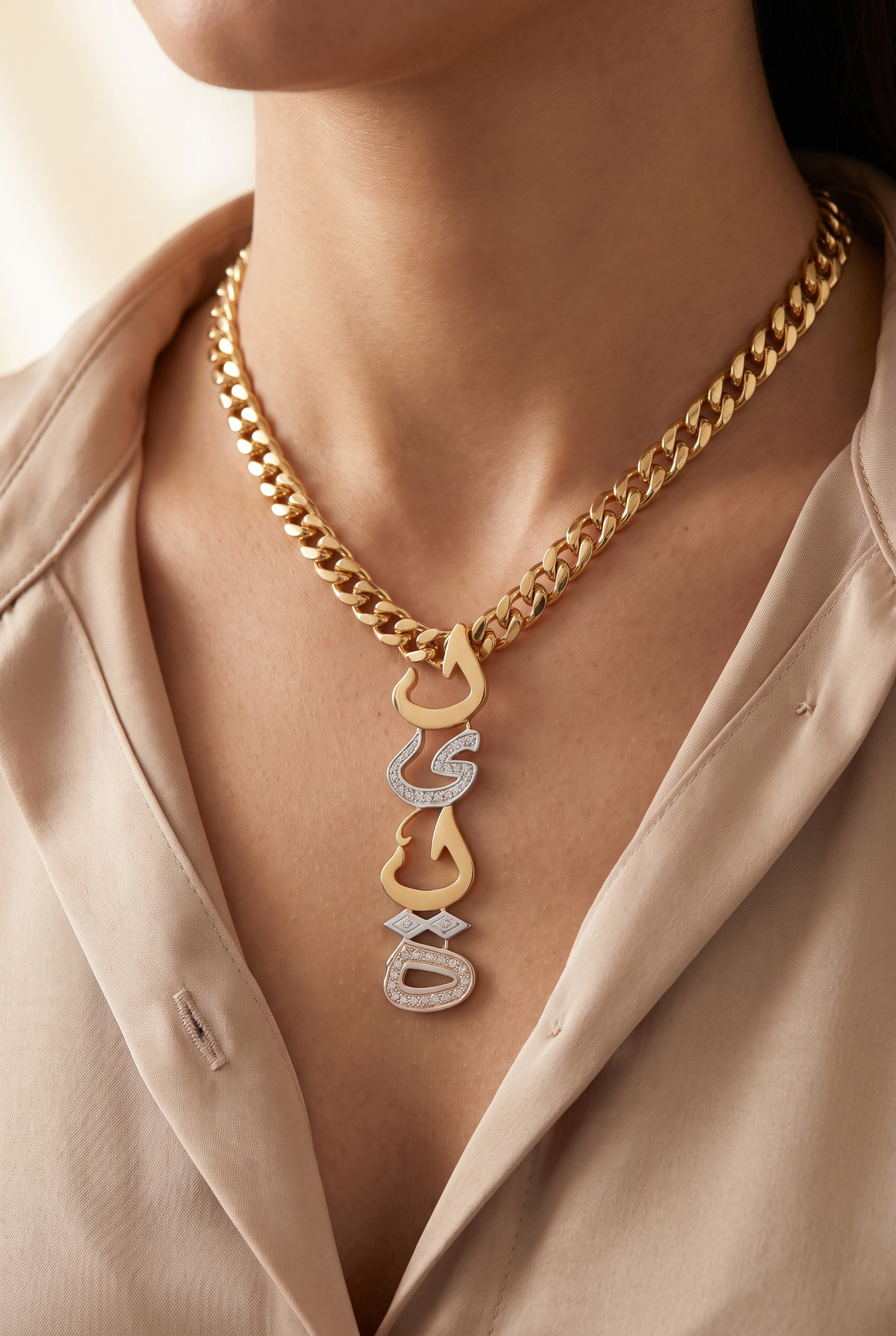 letters necklace Main image