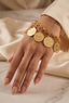 coins bracelet